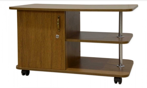 Тумба на колёсиках с полочками фото 1